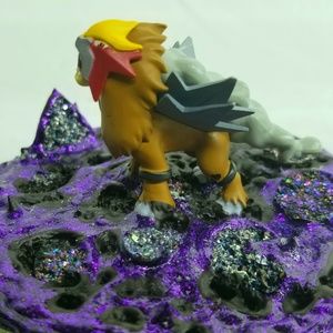 Custom Entei Pokemon Terrarium Ornament